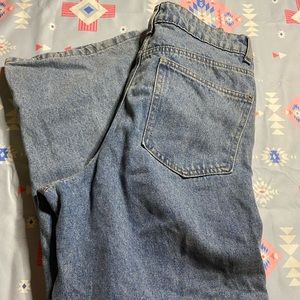 forever 21 straight leg with pearls and diamond string